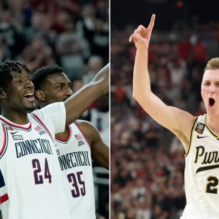 The Final Sprint: UConn and Purdue Stars Vie for March Madness MOP Glory